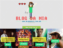Tablet Screenshot of blogdamia.com.br
